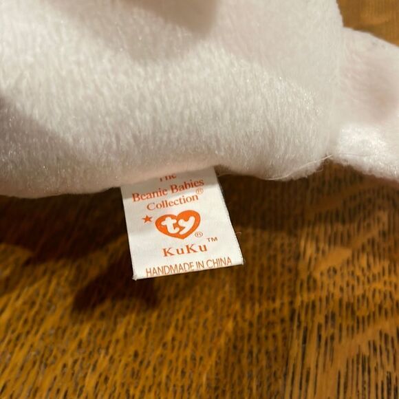 Kuku the Cockatoo (RETIRED) 1998 Ty Beanie Baby Good Condition 7.5” tall - Picture 5 of 6